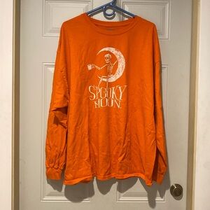 Faded Moon Orange Long Sleeve Size 3XL